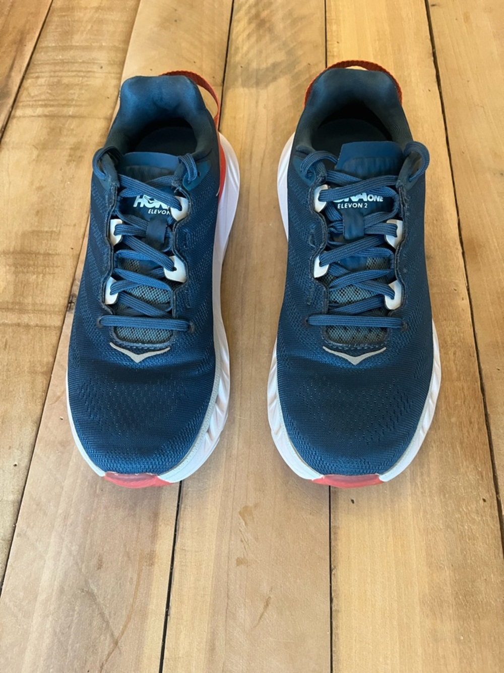 HOKA One One Blue Elevon 2 Running Shoes Size Women 8 (1106478)